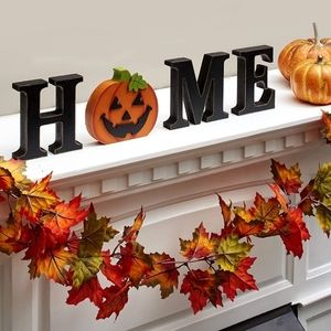 "Home" Letter Sign with Icons, Holiday sign, Halloween, Thanksgiving, Christmas!